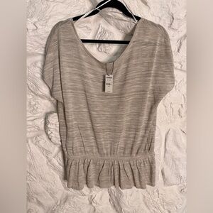Express Light Gray Women's Blouse